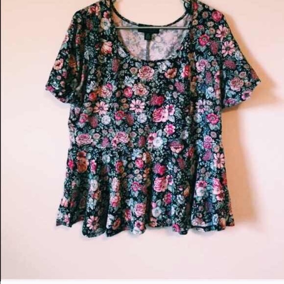 floral peplum