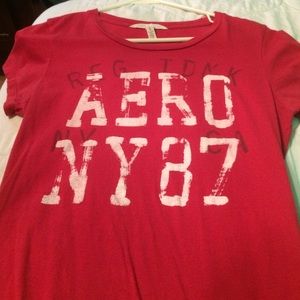 Red aero shirt