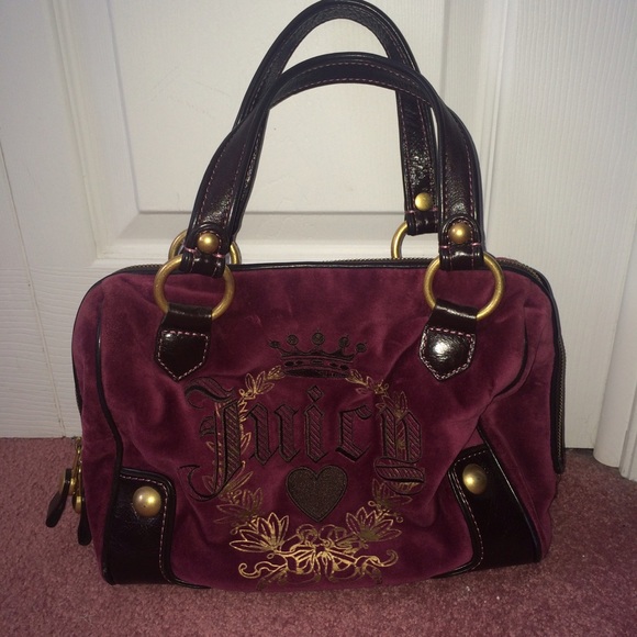 juicy couture velvet purse