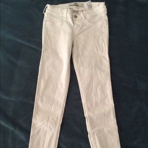 Hollister White skinny jeans