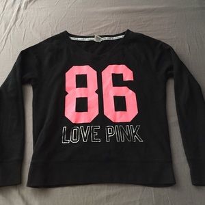 PINK crew neck sweater