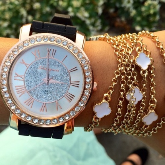 🌟Black chain watch - Picture 2 of 3