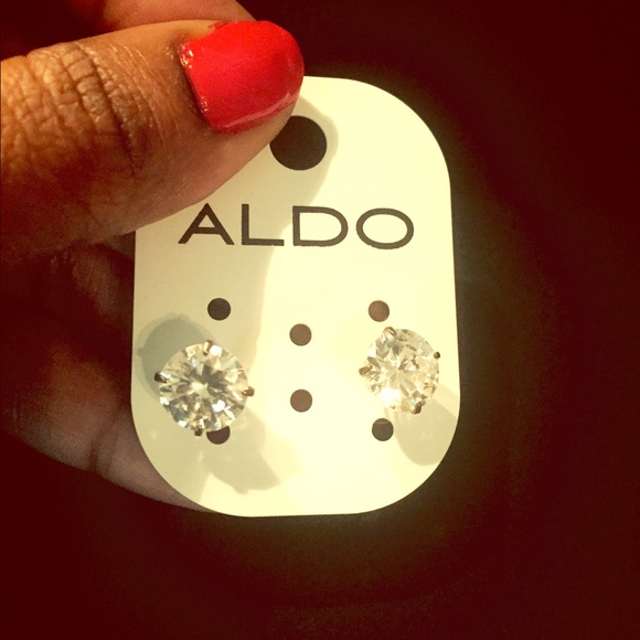 CZ diamond earrings