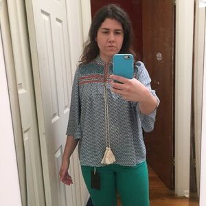 THML embroidered horse top size S