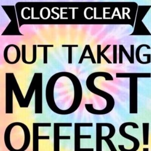 Closer clear out!! Going to college !