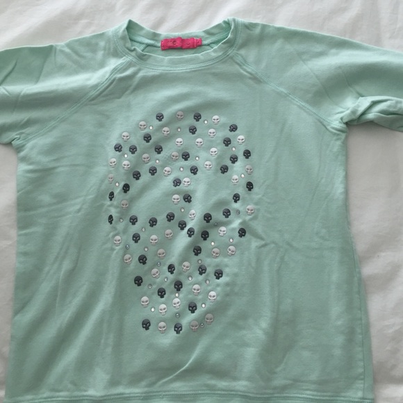 Mint green girls size large sweatshirt