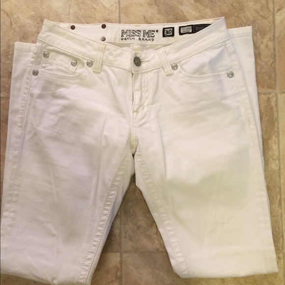 miss me white skinny jeans