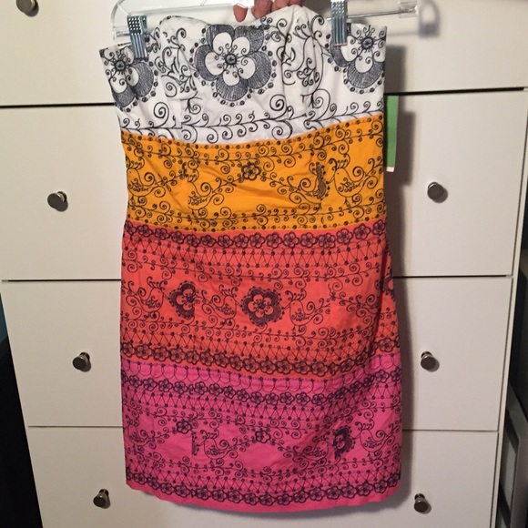 Lilly Pulitzer Bowen Dress Colorblocked