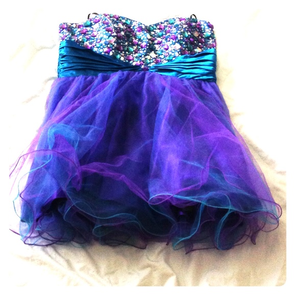 Beautiful embellished party dress worn twice!