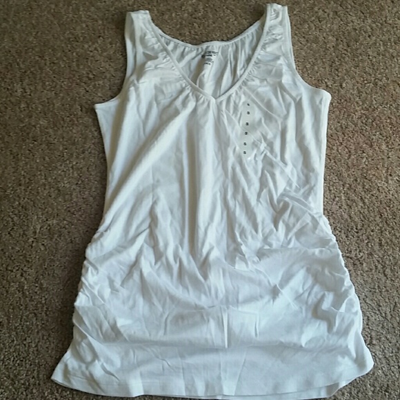 Pull down  nursing top white