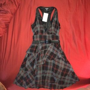 Bebe plaid dress
