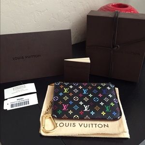 AUTHENTIC Louis Vuitton multicolor key cles
