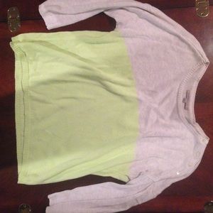 Oatmeal and lime sweater