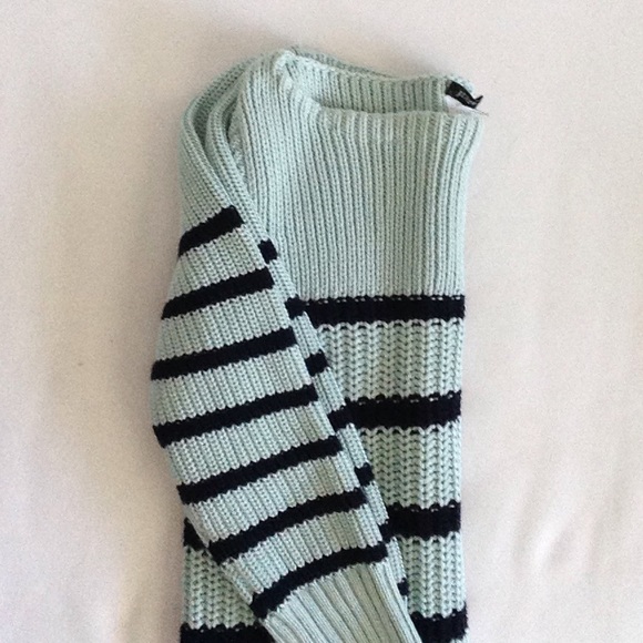 J. Crew Sweaters - J. Crew Boatneck Sweater - Mint and Navy