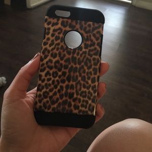 iPhone 6 leopard shockproof hard case