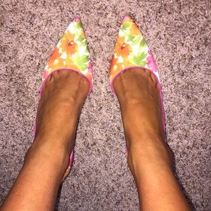 Anne Klein Floral Heels