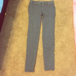 Gray skinny jeans