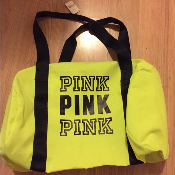 PINK Victoria's Secret Other - Duffel water bottle and navy pants size 20
