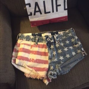 Pac sun bullhead high waisted shorts