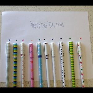 Gel Pens 10 Piece Kawaii Variety