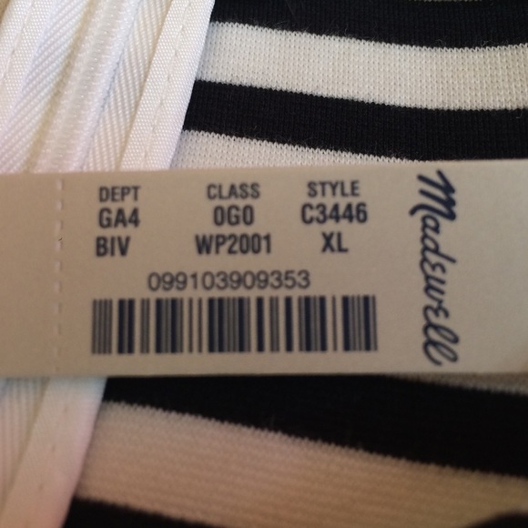 SOLD Madewell VERSE DRESS IN STRIPE - Picture 3 of 3