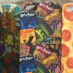 Hogwarts express hp books and cat iPhone 5/5s case