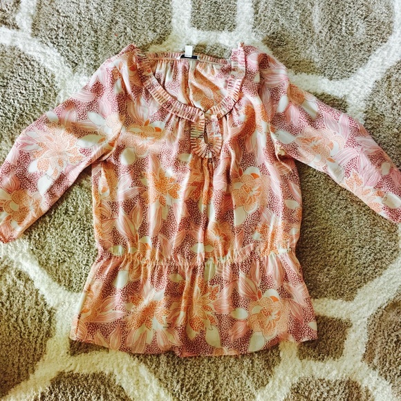 Banana republic silk shirt
