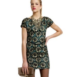 Radenroro Golden Leaf Teacup Dress