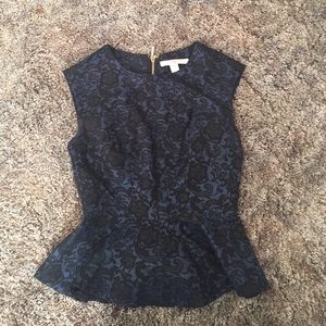 Short sleeve peplum top
