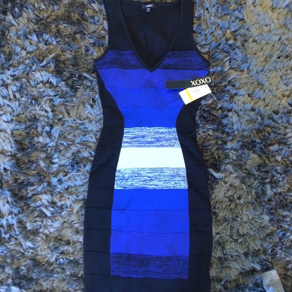 XOXO body con dress