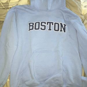 Boston apparel; women's sweatshirt S light blue