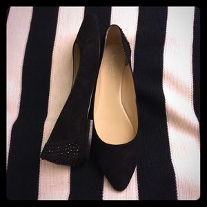 Nine West Pointed Toe Black Flats