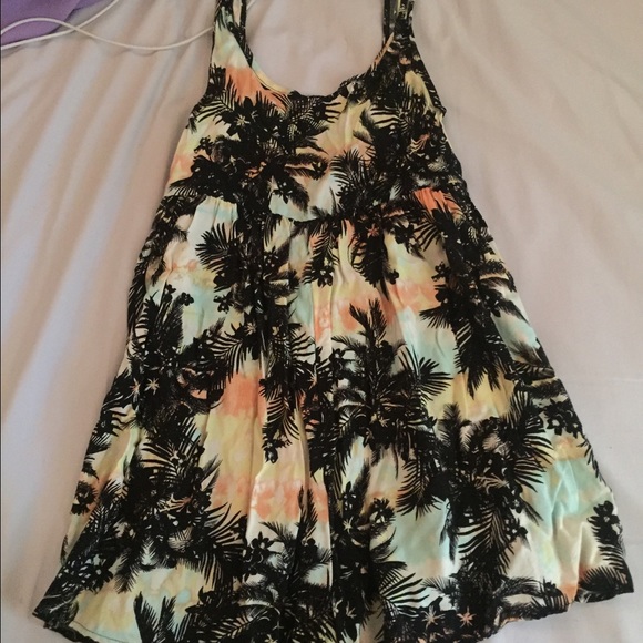 Palm Tree Print Romper