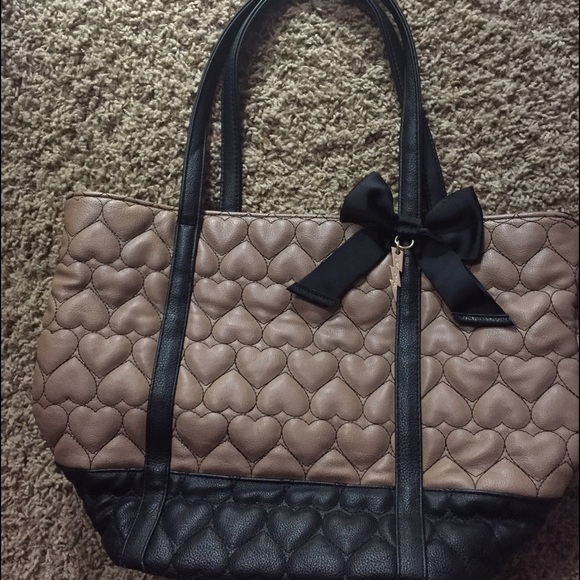 Betsey Johnson large tote bag.