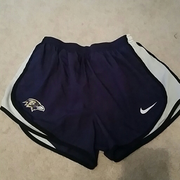 Purple ravens nike shorts