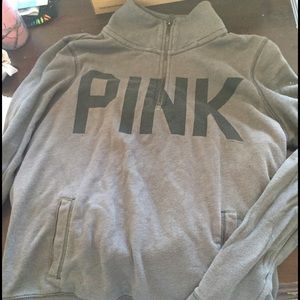 3/4 Victoria secret zip up hoodie.