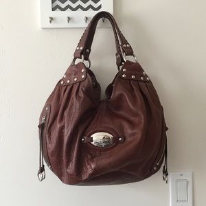 B. makowsky Brown Tote Bag