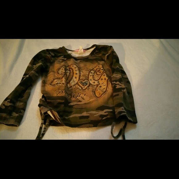 Girls 4t camouflage shirt