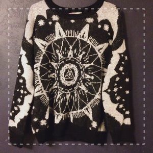 Black & White Zodiac Sweater