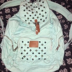 Pink Victoria's Secret Turquoise backpack