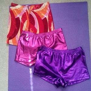 3 PAIRS FOR $6. Multicolored hotpants
