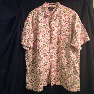 Men's linen/cotton button down