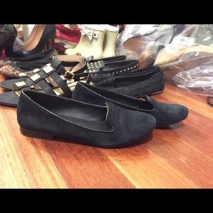 Steve Madden suede flats/loafers