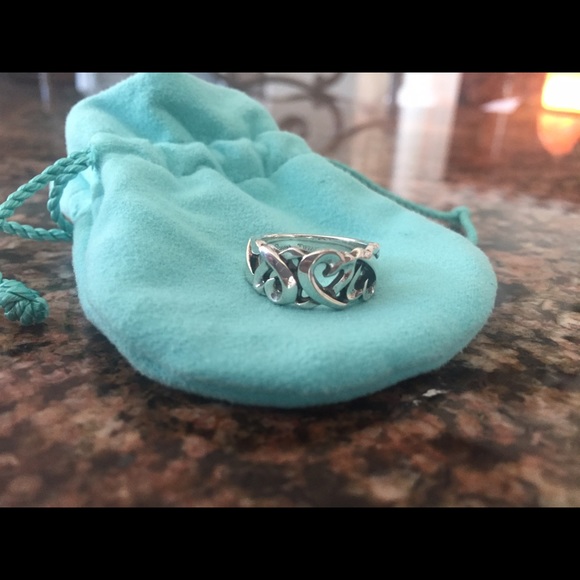 Tiffany and Co Heart Ring Promise Ring SS