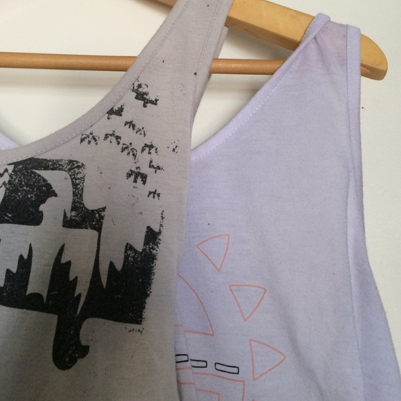 TWO volcom tank shirts