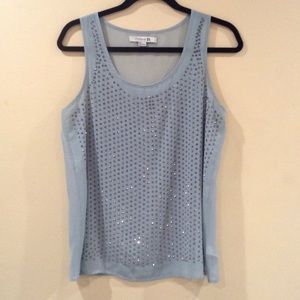 Forever 21 sleeveless mint blouse