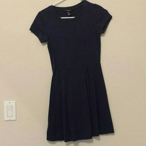 Navy Blue Skater Dress