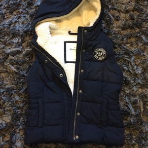 Abercrombie kids furry vest