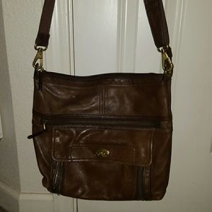 **SOLD** Vintage Fossil Messenger Bag 1990's