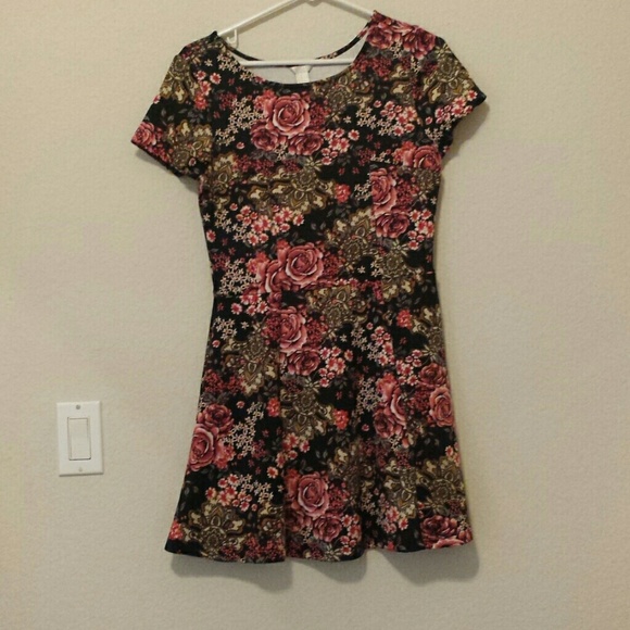 Patterned Skater Dress